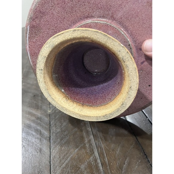 Studio Art Pottery Pink Cake Plate Boyd Signed Studios - Picture 6 of 6